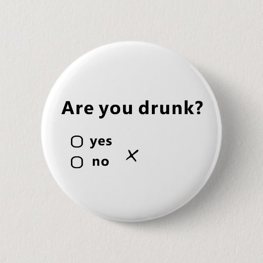 Ben je Drink? Ronde Button 5,7 Cm (Voorkant)