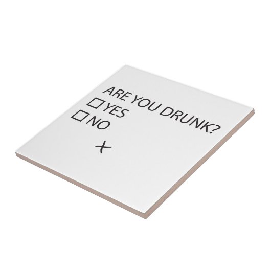 Ben je Drink? Tegeltje (Zijkant)