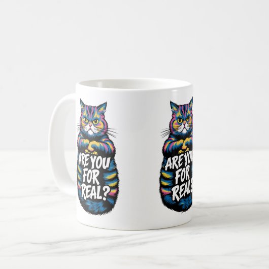 Ben Je Echt Grappig Grumpy Cat Koffiemok (Voorkant links)