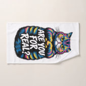 Ben Je Echt Grumpy Cat Handdoek (Handdoek)