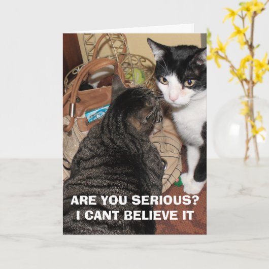 Ben je echt zo oud? kaart (Gele Bloem)