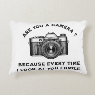 Ben je een camera? Want elke keer als ik naar je k Accent Kussen