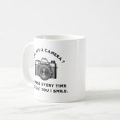 Ben je een camera? Want elke keer als ik naar je k Koffiemok (Voorkant links)