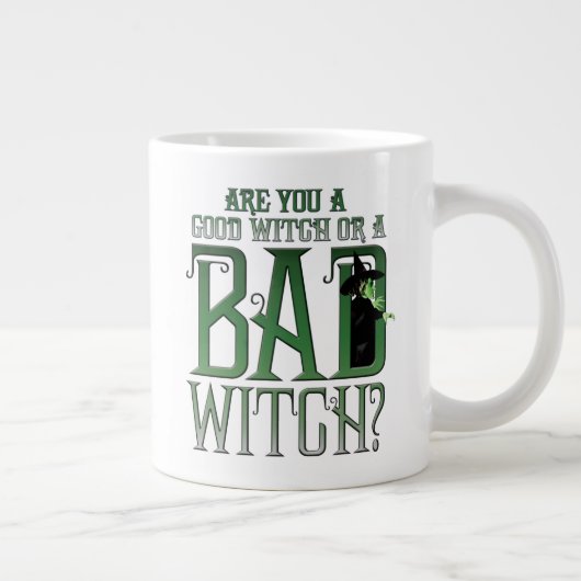 Ben je een goede heks of een slechte heks? grote koffiekop (Rechts)