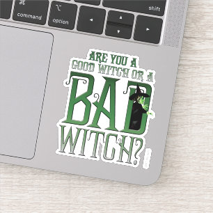 Ben je een goede heks of een slechte heks? sticker