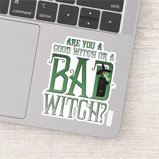 Ben je een goede heks of een slechte heks? sticker (Detail)