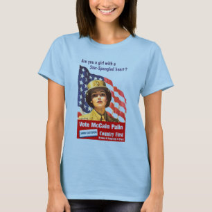 Ben je een meisje met een sterrengespierd hart? t-shirt