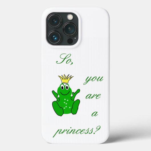 Ben je een prinses? - schattig en grappig hoesje - (Achterkant)