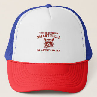 Ben je een slimme kerel of scheet smella retro Car Trucker Pet