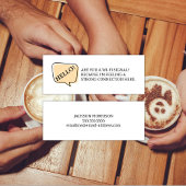 Ben je een Wi-Fi Signal Fun Dating Bellen Kaart? Mini Visitekaartje