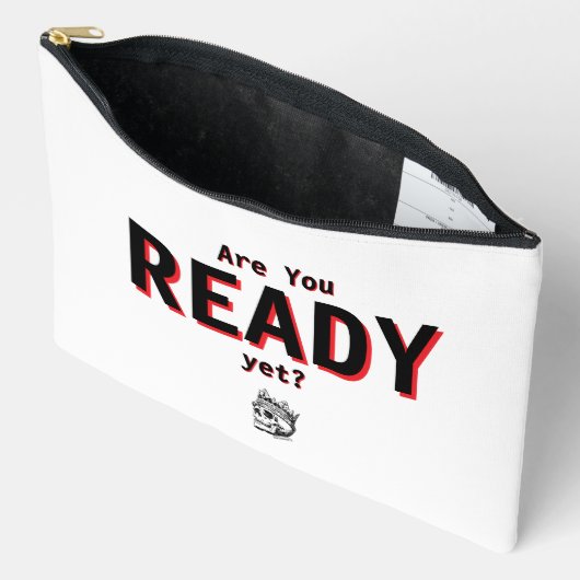 Ben je er al klaar voor? Make-uptas Etui (Open)