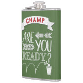 Ben je er klaar voor? Beer Pong Football-stijl CHA Heupfles (Links)