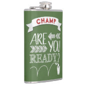 Ben je er klaar voor? Beer Pong Football-stijl CHA Heupfles (Rechts)