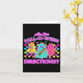 Ben je Fall-o-ween-richtingen grappige leraar spoo Kaart (Gele Bloem)