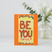 Ben je gek? briefkaart (Staand voorkant)