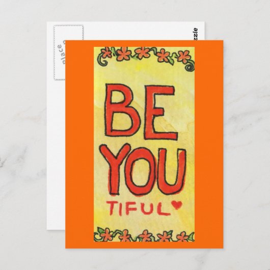 Ben je gek? briefkaart (Voorkant / Achterkant)