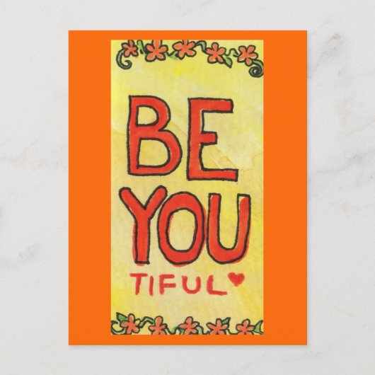 Ben je gek? briefkaart (Voorkant)