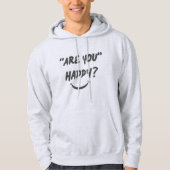 Ben je gelukkig? Hoodie (Voorkant)