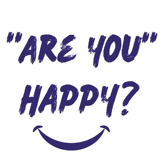 Ben je gelukkig? Hoodie