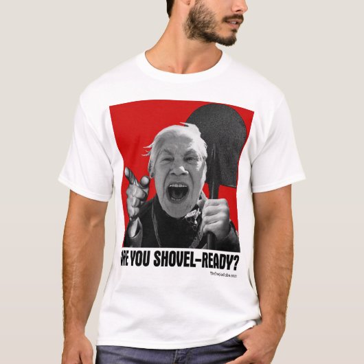 Ben je gereed voor schokdempers? (Yelling Yelena) T-shirt (Voorkant)