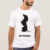 Ben je gevallen? grappige hond t-shirt (Voorkant)