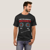 Ben je goed in boogschutters jager? t-shirt (Voorkant volledig)