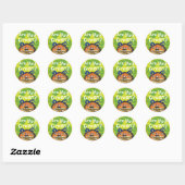 Ben je groen? ronde sticker (Vel)