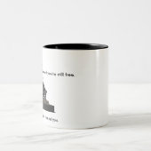 Ben je iets vergeten? tweekleurige koffiemok (Center)