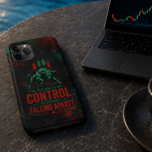 Ben je in controle of val je al uit elkaar Stier Case-Mate iPhone Case