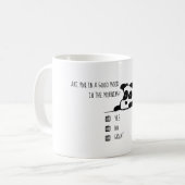 Ben je in een goed humeur? koffiemok (Voorkant links)