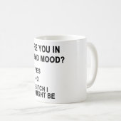 Ben je in een slecht humeur? koffiemok (Voorkant rechts)