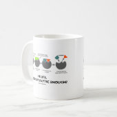 Ben je in het leven voldoende katalytisch? (enzym) koffiemok (Voorkant links)