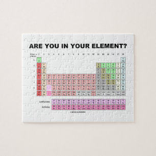 Ben je in je element? Periodieke Humor Legpuzzel