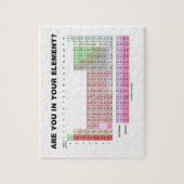 Ben je in je element? Periodieke Humor Legpuzzel (Verticaal)