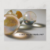 Ben je je knikkers kwijt? briefkaart (Voorkant)