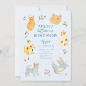 Ben je kat me kat jongen verjaardag kaart (Voorkant)