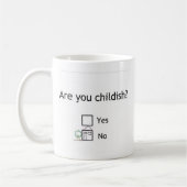 Ben je kinderachtig? Mok (Links)