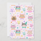 Ben je kitten me recht miauw Schattigee kitty cat  Kaart (Achterkant)