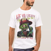 Ben je klaar | Grappige Zombie Koppel T-shirts (Voorkant)
