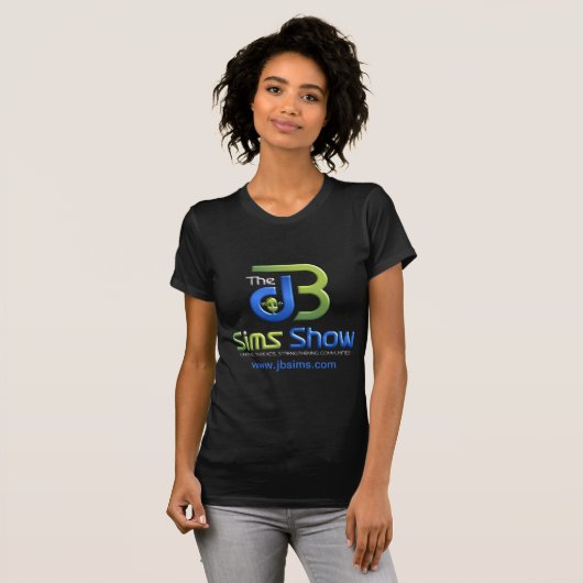 "Ben je klaar? - Het JB Sims Show T-shirt (Voorkant volledig)
