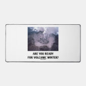 Ben je klaar voor de vulkaanwinter? Volcanologie Bureaumat (Voorkant)