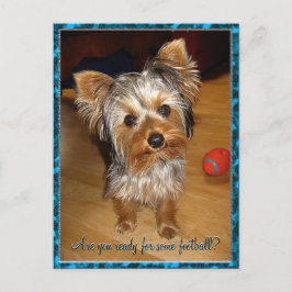 Ben je klaar voor een Football? Briefkaart