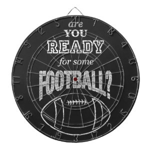 ben je klaar voor een football ? dartbord