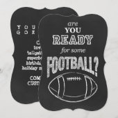 ben je klaar voor een football ? kaart (Voorkant / Achterkant)