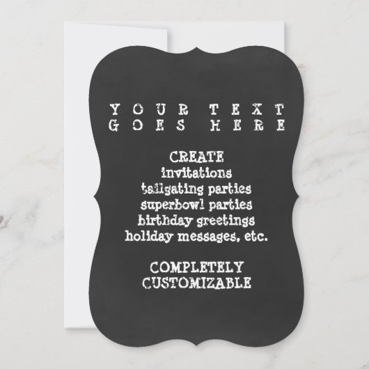 ben je klaar voor een football ? kaart (Achterkant)