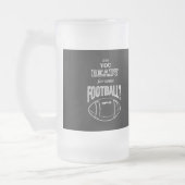 ben je klaar voor een football ? matglas bierpul (Links)