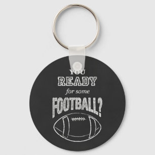 ben je klaar voor een football ? sleutelhanger