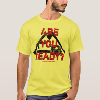 Ben je klaar? Zombie T-shirt