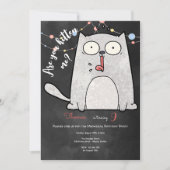 Ben je me kitten? melodieuze verjaardagsfeestje kaart (Voorkant)