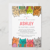 Ben je me nu aan het kitten? Katten Baby shower Kaart (Voorkant)